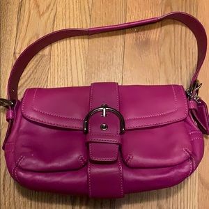 Pink coach purse